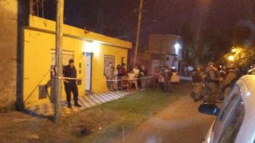 La vivienda de la víctima, en barrio Ludueña.