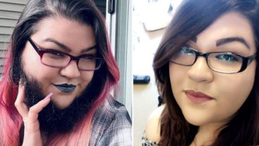 Decidió dejar de ocultar su aspecto natural y hace más de un año que no se afeita.