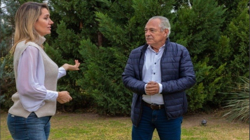 Losada y Barletta hace un par de años atrás. 