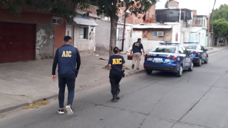 El pasillo de Alem al 4000, un lugar con historia en la crónica policial local.