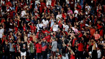 Los hinchas leprosos presentes en Rancagua.
