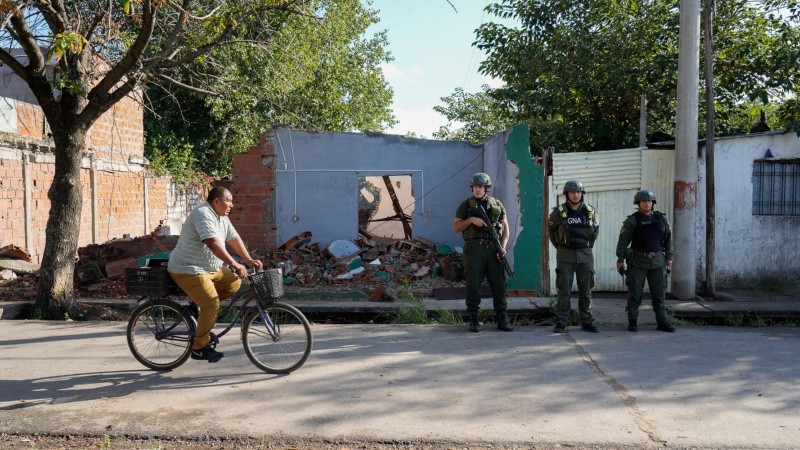 &nbsp;En el estallido de 2023, los vecinos demolieron viviendas asociadas a la banda narco.
