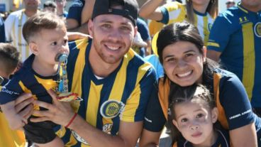 La familia de Central, en la previa del clásico.