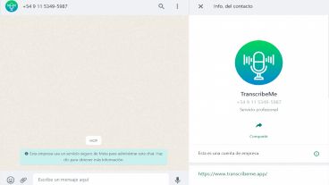 El bot que transcribe audios se puede utilizar de manera gratuita agendando un número en el teléfono.