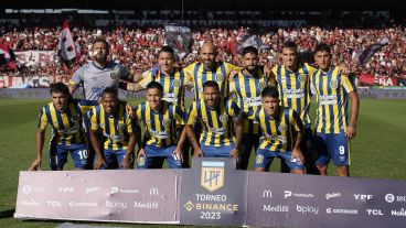 Los once titulares del Canalla que iniciaron el clásico en el Coloso.