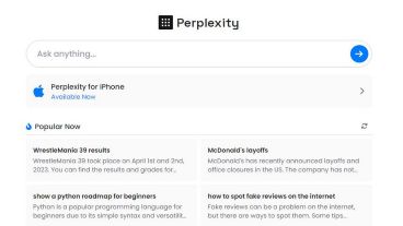Perplexity AI funciona de manera similar a ChatGPT y Bing Chat.