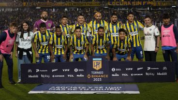 Los once titulares de Central que jugaron ante Independiente.