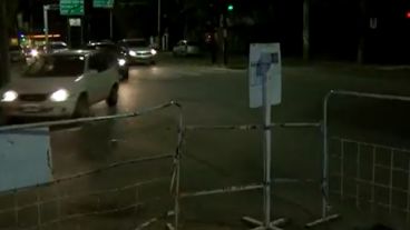 El pozo con sus vallas respectivas.