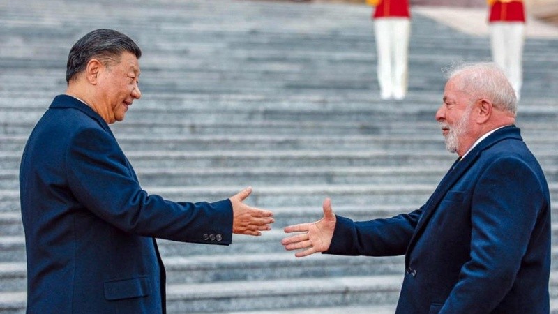 El encuentro de Lula y Xi Jinping.