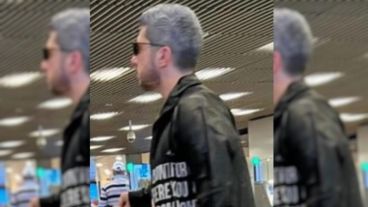 Lo vieron en el Aeropuerto de Barajas, Madrid.