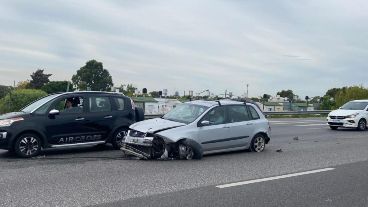 Así quedó el vehículo siniestrado.