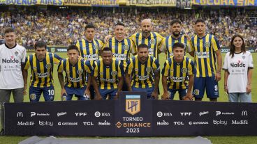 Los once titulares de Central que jugaron ante Boca en Arroyito.