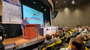 Juan Venesia, en la apertura del Encuentro Argentino de Transporte Fluvial