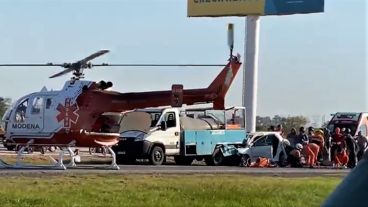 Las víctimas fueron atendidas en el lugar antes del traslado.