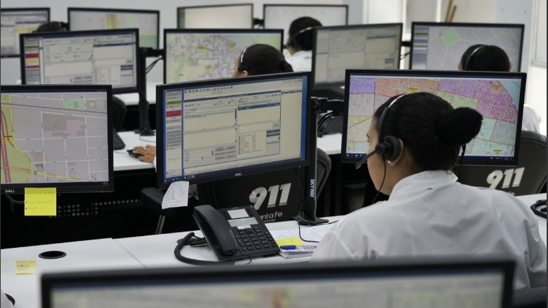 Así funciona el nuevo Centro de Comando y Control de Rosario. 