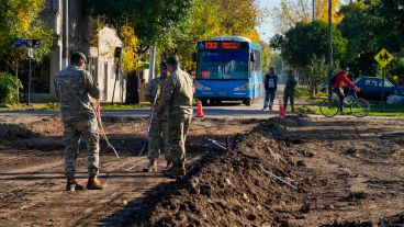 La Agrupación de Ingenieros del Ejército se instaló el lunes en Tío Rolo.