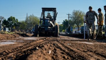 El primer trabajo es la extensión de la calle 2106 hacia Puente Gallego.