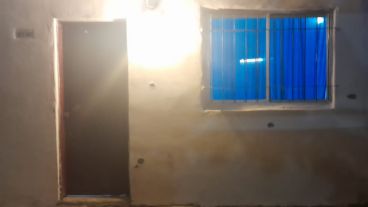 La vivienda atacada a tiros en zona sur.