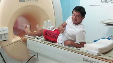 El jugador tucumano de Central Córdoba de Santiago del Estero sufrió varias lesiones.