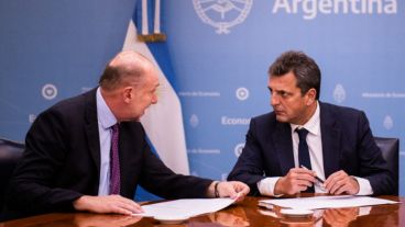 El ministro de Economía se reunió con el gobernador santafesino.