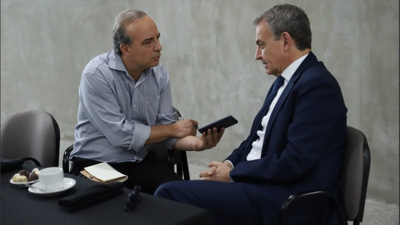 Sergio Roulier entrevistó al ex presidente español.