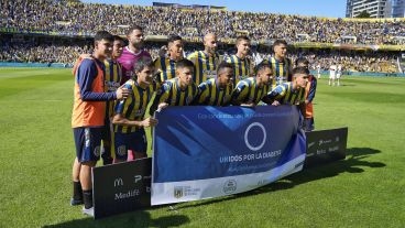 Los once titulares canallas que jugaron contra el Calamar en el Gigante.