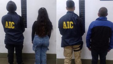Padre e hija detenidos por amenazas y lavado de activos