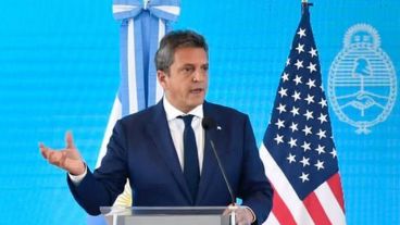 El ministro de Economía Sergio Massa.