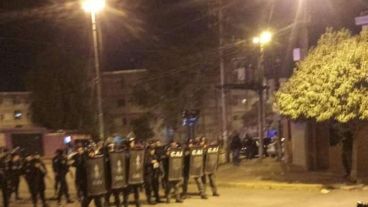 Gran despliegue policial por una pelea en Deliot.