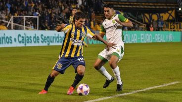 Malcorra en acción durante los primeros minutos en el Gigante de Arroyito.