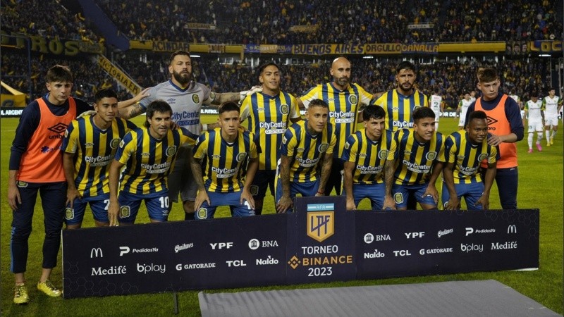 Los once titulares canallas que salieron a jugar contra el Halcón en el Gigante de Arroyito.