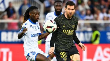 Messi asistió a Mbappé en el segundo gol del PSG.