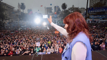 Cristina fue la única oradora de este jueves 25 de mayo.