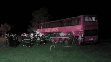 Así quedó el colectivo tras el siniestro. (PostaRosquin.com)