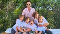 El emotivo posteo de Benjamín Vicuña con sus hijos: "La banda que me vuelve loco"