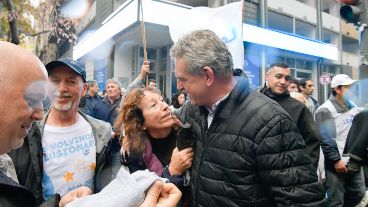 Rossi participó del último acto por el 25 de Mayo en Buenos Aires.