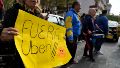 Ruidosa movilización de taxistas contra Uber: “Es una competencia totalmente desleal”