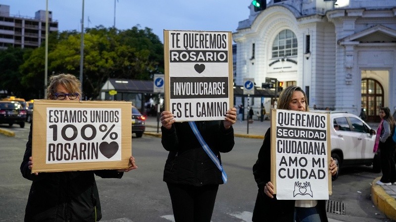 “Queremos trabajar y vivir en paz”, “Involucrarse es el camino” o “Amo mi ciudad”, algunos de los mensajes.