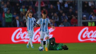 Brian Aguirre no brilló como en los partidos anteriores