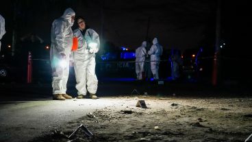 La Brigada de Homicidios de la AIC realizaba las tareas de rigor.