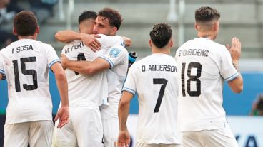 Los pibes charrúas se metieron entre los ocho mejores del torneo.