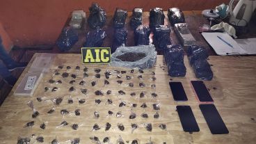 La droga hallada en Matienzo al 400.