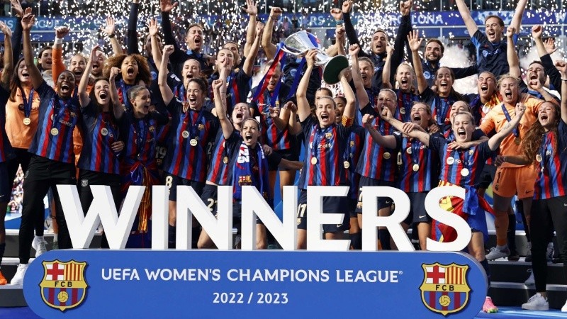 El equipo femenino de Barcelona ganó su segunda Champions League.