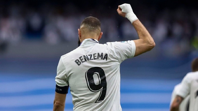 Benzema marcó 353 goles en 647 partidos disputados con el Real Madrid.