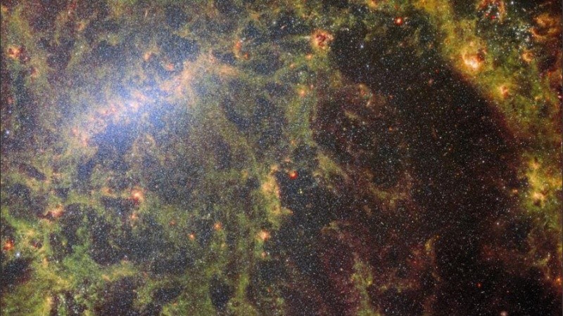 Hasta ahora el JWST recopiló imágenes de 19 galaxias productoras de estrellas.