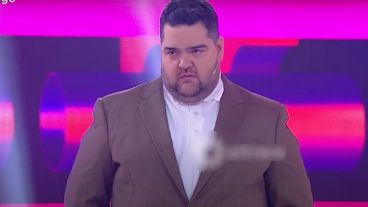 Darío Barassi, al frente de "Ahora caigo".