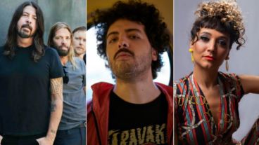 Foo Fighters, Pablo Comas y Sol Pereyra.