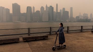 La concentración de partículas nocivas era 14 veces mayor que la recomendada.