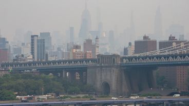 La concentración de partículas nocivas era 14 veces mayor que la recomendada.