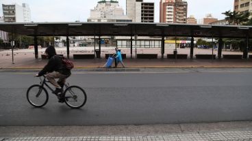 El invierno empezó a instalarse en la ciudad.